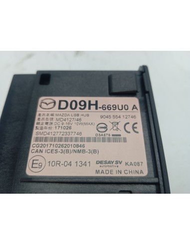 Recambio de modulo electronico para mazda 2 lim. () luxury referencia OEM IAM D09H669U0A USB 