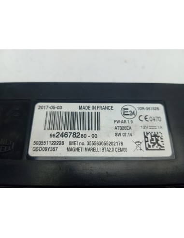 Recambio de modulo electronico para citroën c4 grand picasso shine referencia OEM IAM 9824678280  