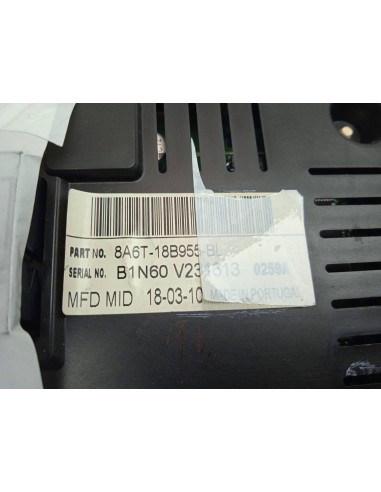 Recambio de pantalla multifuncion para ford fiesta (cb1) 1.25 16v cat referencia OEM IAM 8A6T18B955BL  