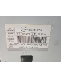 Recambio de sistema audio / radio cd para ford focus berlina (cap) 1.8 tdci turbodiesel cat referencia OEM IAM 7M5T18C815BA   2