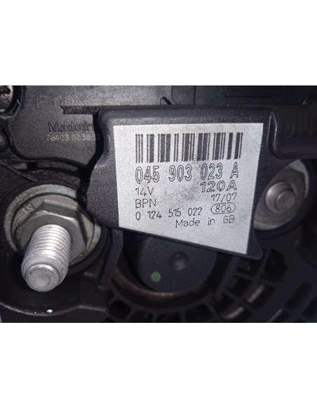 Recambio de alternador para volkswagen polo (9n3) advance referencia OEM IAM 045903023A  