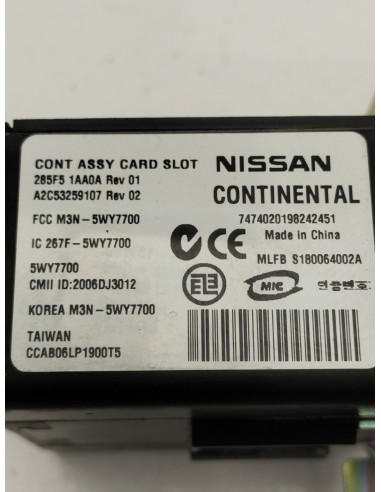 Recambio de conmutador de arranque para nissan murano (z51) executive referencia OEM IAM 285F51AA0A  