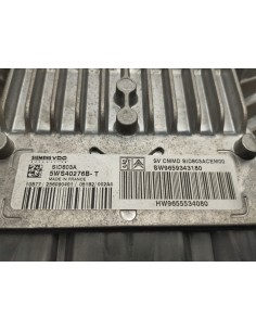 Recambio de centralita motor uce para peugeot 307 cc (s1) 2.0 16v hdi fap cat (rhr / dw10bted4) referencia OEM IAM 9655534080   2