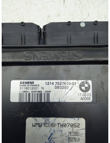 Recambio de centralita motor uce para bmw mini (r50,r53) 1.6 16v cat referencia OEM IAM S1180120001N  