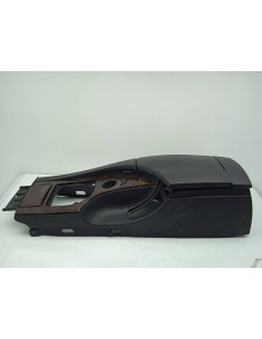 Recambio de apoyabrazos central para bmw serie 5 berlina (e60) 3.0 turbodiesel cat referencia OEM IAM 51167034086 PIEL NEGRA + M