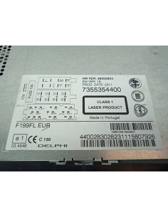 Recambio de sistema audio / radio cd para fiat punto (evo) (199) 1.2 cat referencia OEM IAM 7355354400   2