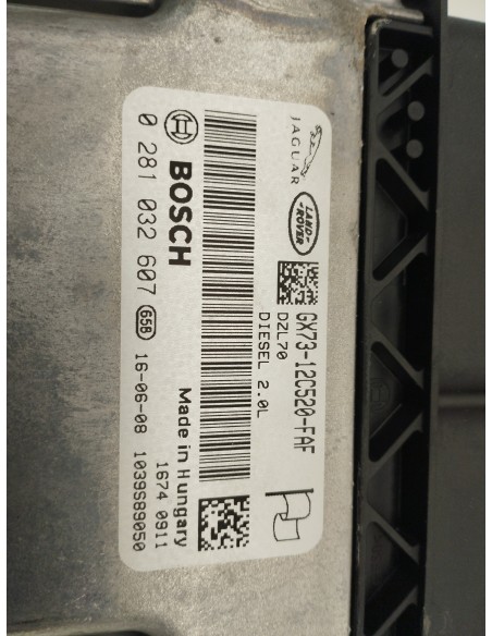 Recambio de centralita motor uce para land rover range rover evoque evoque referencia OEM IAM 0281032607  