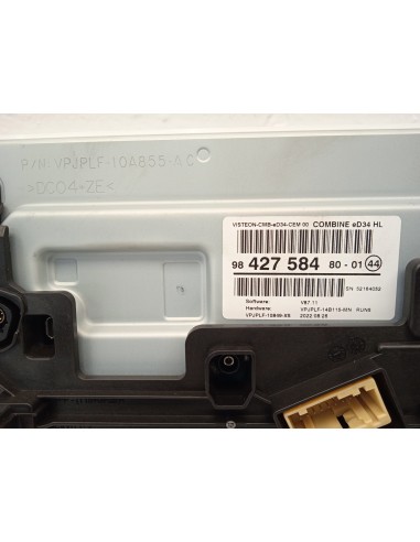 Recambio de cuadro instrumentos para ds 3 crossback so chic referencia OEM IAM 9842758480  