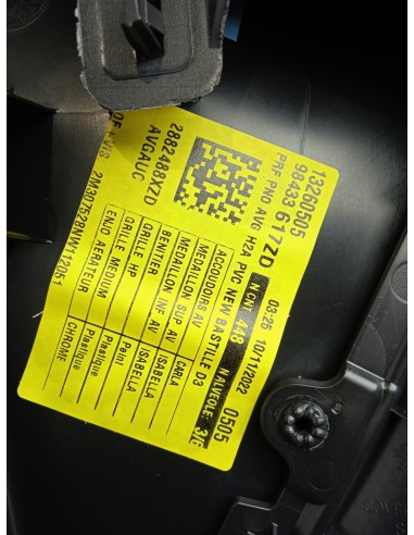 Recambio de guarnecido puerta delantera izquierda para ds 3 crossback so chic referencia OEM IAM 98433617ZD  