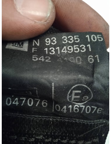 Recambio de cinturon seguridad delantero derecho para opel meriva referencia OEM IAM 93335105  