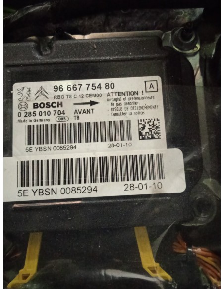 Recambio de kit airbag para peugeot 5008 sport pack referencia OEM IAM COMPLETO  