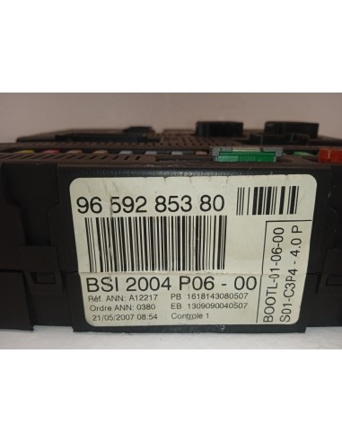 Recambio de modulo electronico para peugeot 207 xs referencia OEM IAM 9659285280 MODULO BSI 