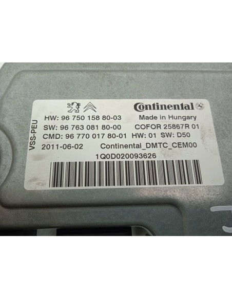Recambio de centralita start / stop para peugeot 308 sw 1.6 hdi fap referencia OEM IAM 9675015880  
