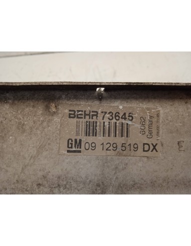 Recambio de intercooler para opel zafira a 2.0 dti referencia OEM IAM 09129519DX  