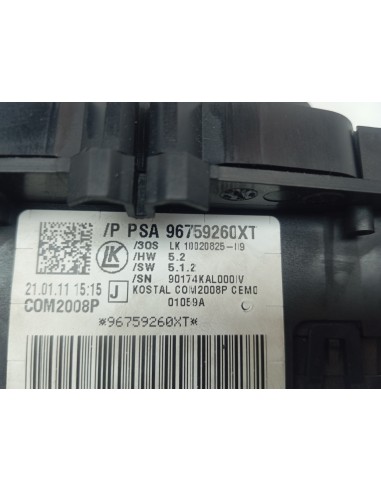 Recambio de mando luces para peugeot 508 style referencia OEM IAM 96759260XT  