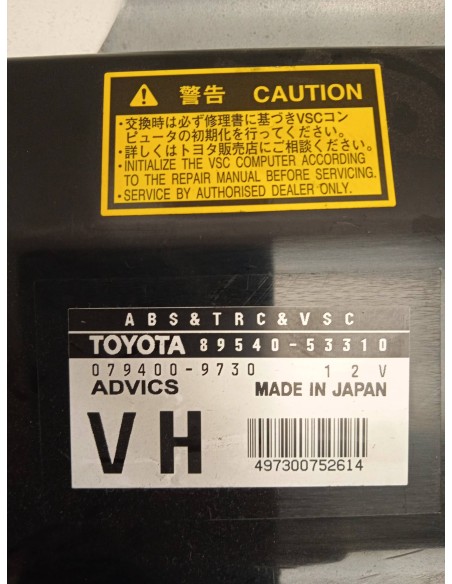 Recambio de centralita abs para lexus is200 (ds2/is2) d-cat referencia OEM IAM 8954053310  