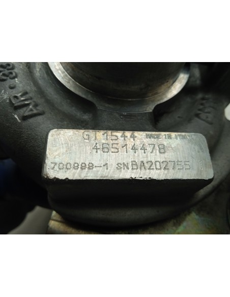 Recambio de turbocompresor para fiat bravo (182) 1.9 turbodiesel referencia OEM IAM 7009991  