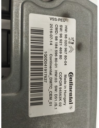 Recambio de centralita start / stop para ds 4 style referencia OEM IAM 9802096780  