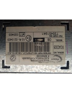 Recambio de sistema audio / radio cd para fiat bravo (198) 1.4 16v turbo referencia OEM IAM 735451941   2