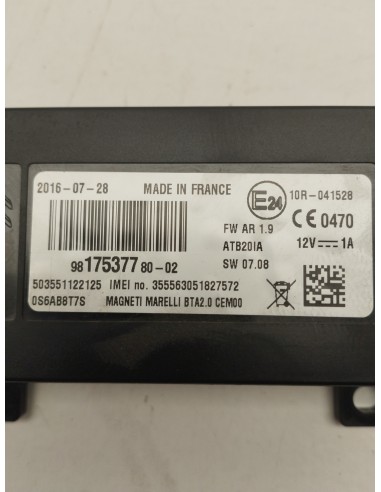 Recambio de modulo electronico para ds 4 style referencia OEM IAM 981753778002  