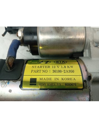 Recambio de motor arranque para kia carens ( ) emotion referencia OEM IAM 361002A950  