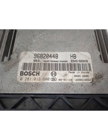 Recambio de centralita motor uce para chevrolet lacetti 2.0 diesel cat referencia OEM IAM 96820448  