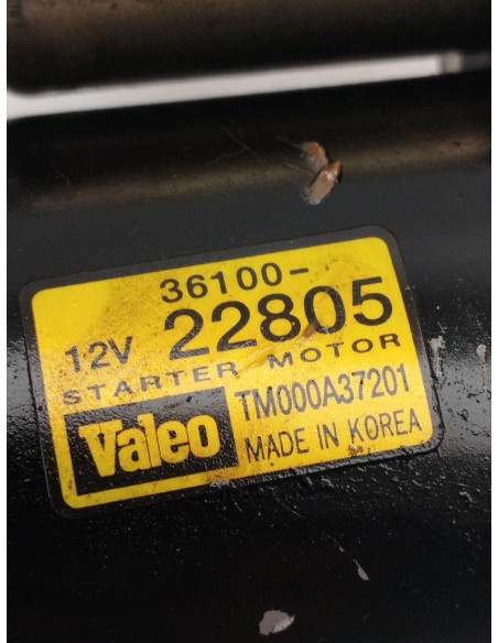 Recambio de motor arranque para hyundai accent (lc) gl 4p referencia OEM IAM TM000A37201  