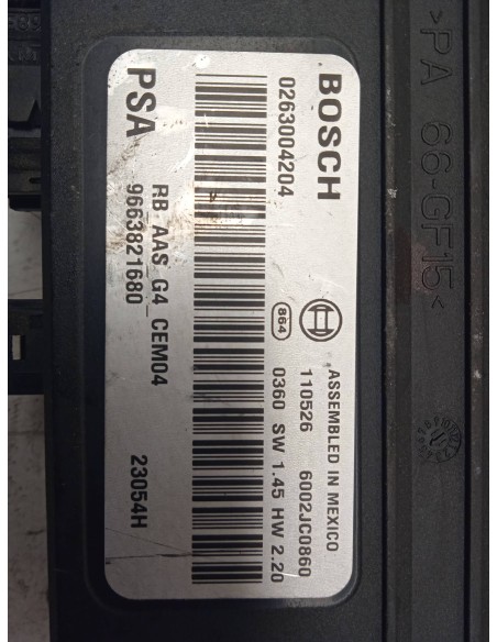 Recambio de modulo electronico para citroën c4 picasso 1.6 hdi fap referencia OEM IAM 9663821680  