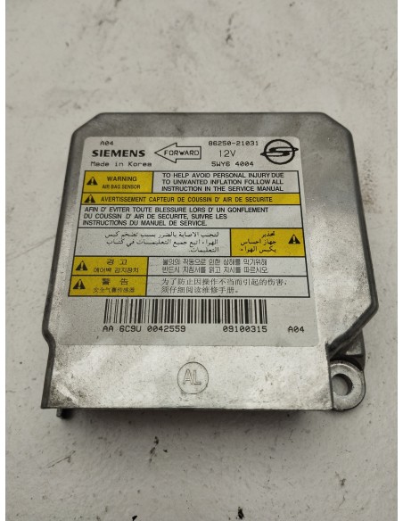 Recambio de centralita airbag para ssangyong rodius 2.7 turbodiesel cat referencia OEM IAM 8625021031  