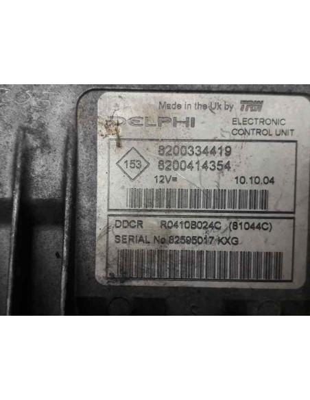 Recambio de centralita motor uce para renault scenic ii referencia OEM IAM R0410B024C  