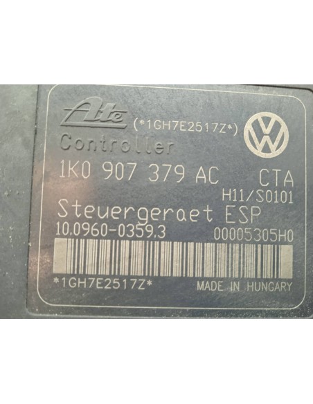 Recambio de abs para skoda octavia berlina (1z3) 1.9 tdi referencia OEM IAM 1K0907379AC  