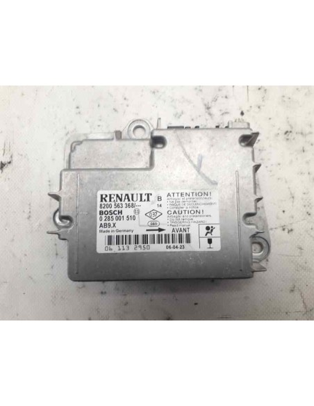 Recambio de centralita airbag para renault clio iii confort expression referencia OEM IAM 0285001510  