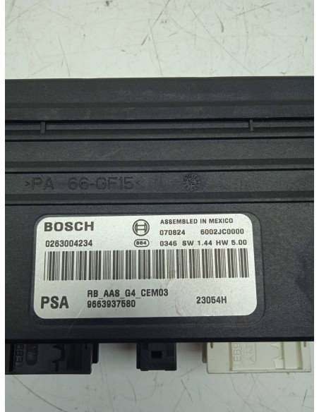 Recambio de modulo electronico para citroën c4 picasso 1.6 16v hdi fap referencia OEM IAM 0263004234  