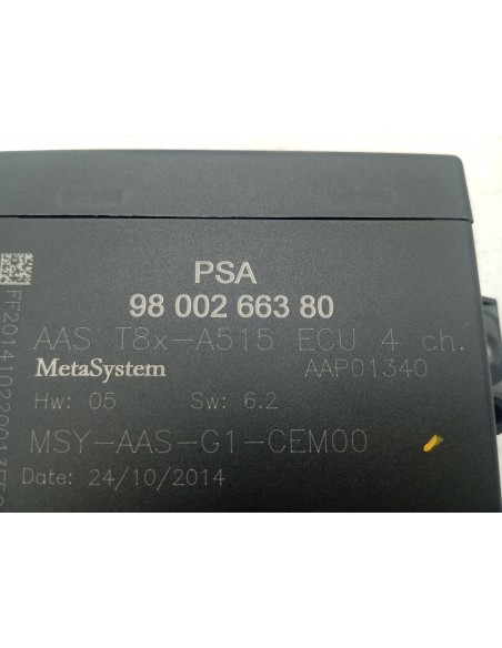 Recambio de modulo electronico para peugeot 3008 referencia OEM IAM 9800266380  