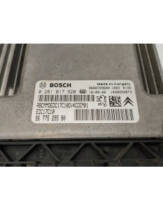 Recambio de centralita motor uce para peugeot 208 1.4 hdi fap referencia OEM IAM 9677529580   2