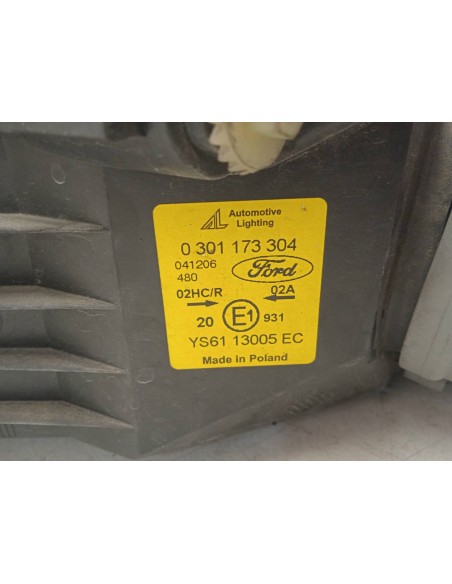Recambio de faro derecho para ford fiesta berlina (dx) 1.8 tddi turbodiesel cat referencia OEM IAM YS6113005EC  