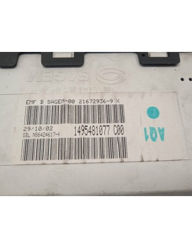Recambio de pantalla multifuncion para peugeot 807 2.2 referencia OEM IAM 1495481077  