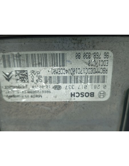 Recambio de centralita motor uce para citroën c3 1.4 hdi fap referencia OEM IAM 9676833080  