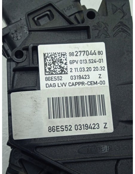 Recambio de potenciometro pedal para opel corsa f edition referencia OEM IAM 9827704480  