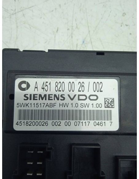 Recambio de modulo electronico para smart coupe 1.0 cat referencia OEM IAM 5WK11517ABF  