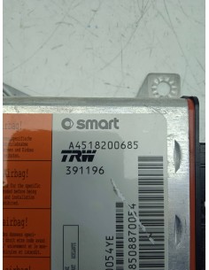 Recambio de centralita airbag para smart coupe 1.0 cat referencia OEM IAM A4518200685   2