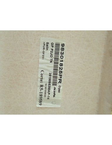 Recambio de techo interior para opel corsa f edition referencia OEM IAM 98301825PR  