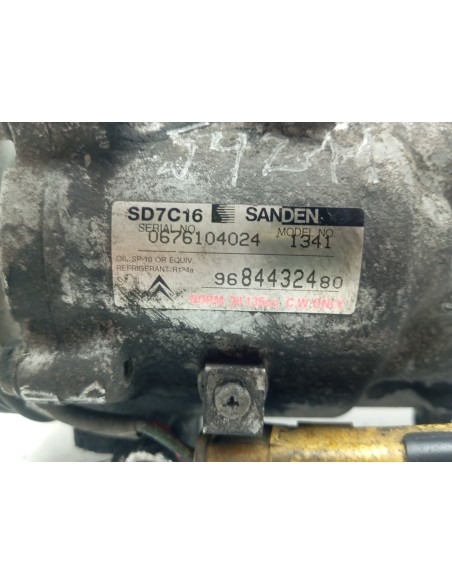 Recambio de compresor aire acondicionado para peugeot 3008 sport pack referencia OEM IAM 9684432480  