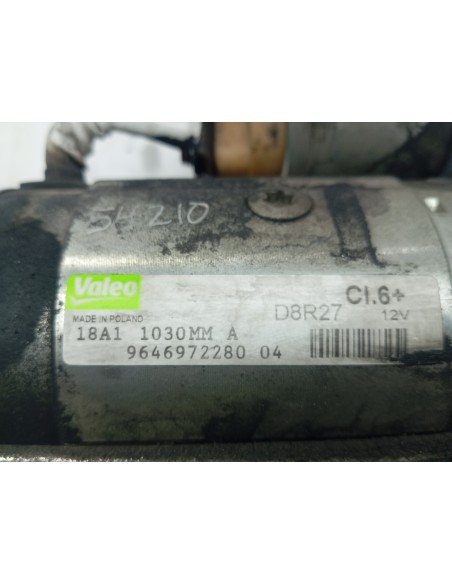 Recambio de motor arranque para peugeot 508 style referencia OEM IAM 9646972280  