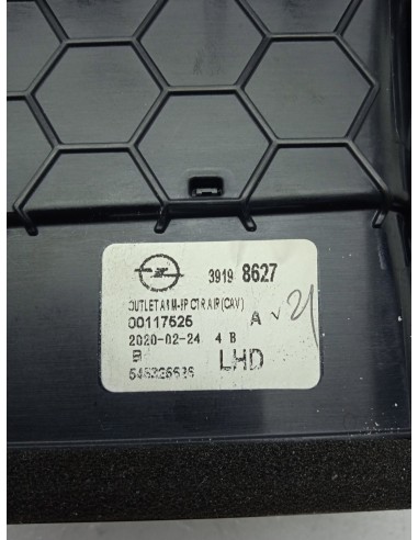 Recambio de aireador central para opel corsa f edition referencia OEM IAM 545326626  