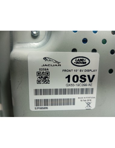 Recambio de pantalla multifuncion para jaguar e-pace se referencia OEM IAM GX6319C299AE  