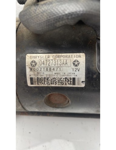Recambio de motor arranque para chrysler voyager (rg) 2.5 crd cat referencia OEM IAM 04727313AA  