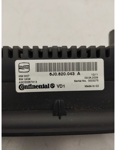 Recambio de mando climatizador para seat ibiza sc (6j1) sport referencia OEM IAM 6J0820043A  
