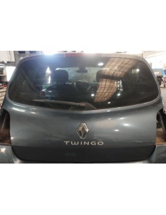 Recambio de porton trasero para renault twingo gt referencia OEM IAM 7751478326 COLOR AZUL GRIS 