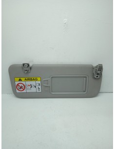 Recambio de parasol derecho para hyundai ioniq tecno hybrid referencia OEM IAM 85220G2160TTX  
